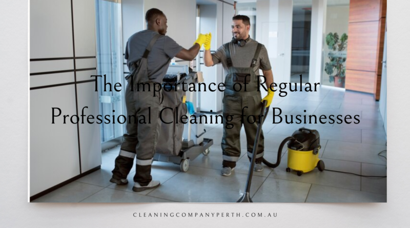 The Importance of Regular Professional Cleaning for Businesses