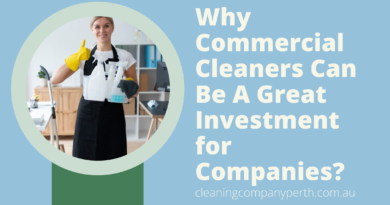 Why Commercial Cleaners Can Be A Great Investment for Companies