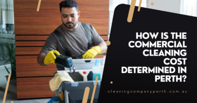 How is the commercial cleaning cost determined in Perth?